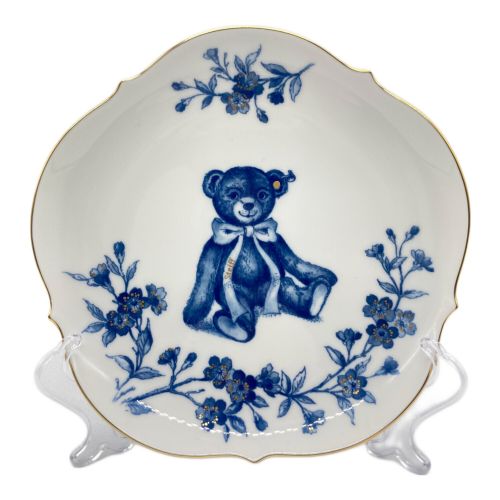 Meissen (マイセン) テディベアイヤープレートセット Steiff 2002年 未使用品