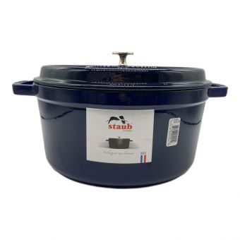 Staub (ストウブ) ココットラウンド SIZE 28cm ブルー