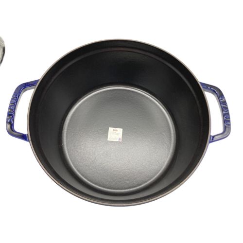 Staub (ストウブ) ココットラウンド SIZE 28cm ブルー