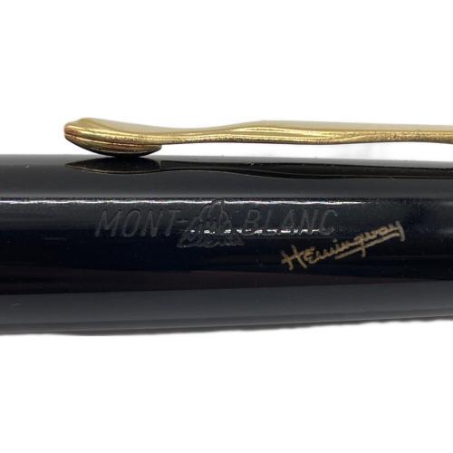 MONTBLANC (モンブラン) ボールペン ブラック 作家シリーズ1992 ヘミングウェイ