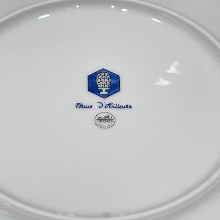 HERMES (エルメス) ディナープレート 27cm ブルダイユール 2Pセット