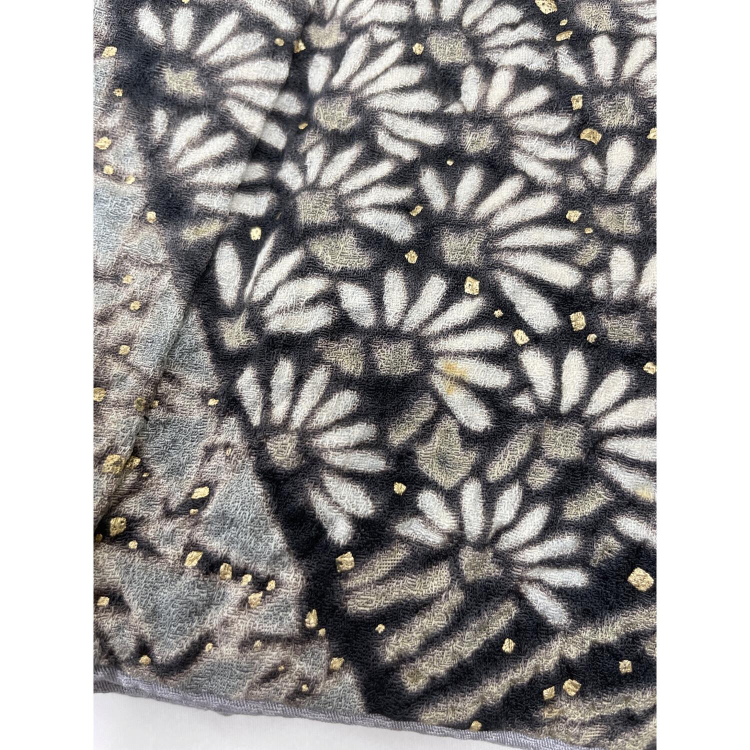 滝泰 訪問着 袷 Lサイズ 落款有 桜 絞り 黒色 和装｜トレファクONLINE