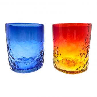 琉球ガラス(リュウキュウガラス)　タンブラー　2Pセット