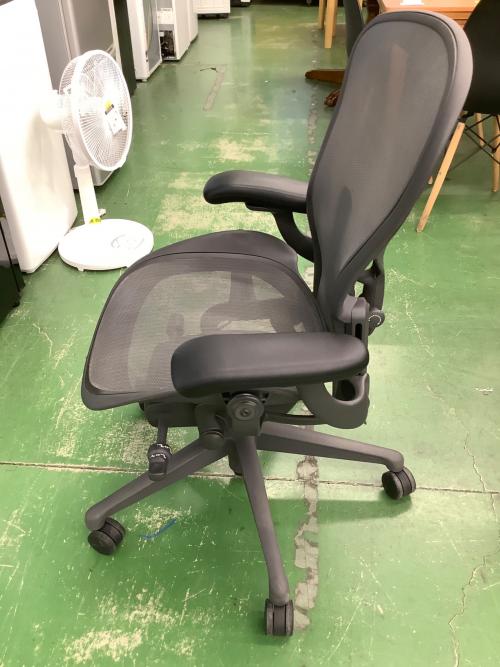 Herman Miller (ハーマンミラー) アーロンチェア グレー Bサイズ AER1B23DW-0004 リマスタード グラファイト