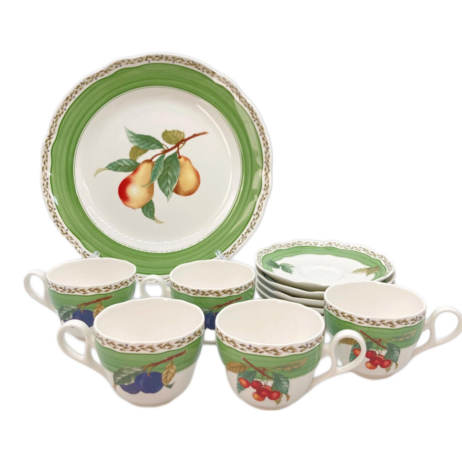 Noritake 食器セット プレートとカップ Noritake (ノリタケ) カップ&ソーサー×5/プレートセット｜トレファク