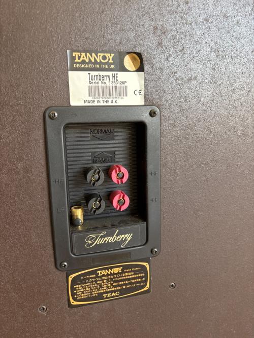 TANNOY (タンノイ) スピーカーセット 通電・音出確認済み turnberry HE