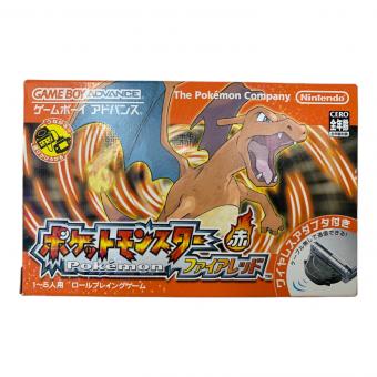 ゲームボーイアドバンス用ソフト ポケットモンスター ファイアレッド -