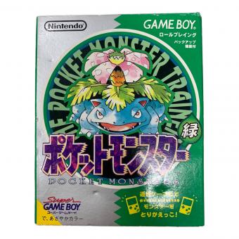 ゲームボーイ用ソフト ポケットモンスター 緑 -