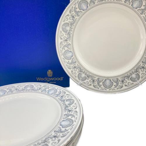 Wedgwood (ウェッジウッド) プレート 27ｃｍ ドルフィンホワイト 6Pセット