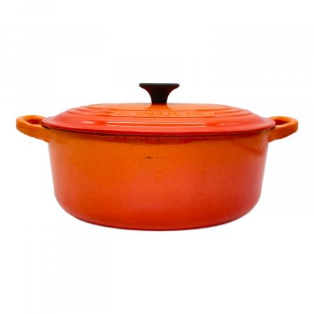 LE CREUSET (ルクルーゼ) オーバル鍋 オレンジ｜トレファクONLINE