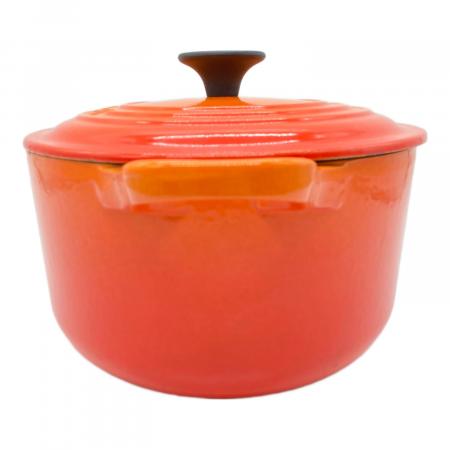 LE CREUSET (ルクルーゼ) オーバル鍋 オレンジ｜トレファクONLINE
