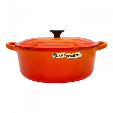 LE CREUSET (ルクルーゼ) オーバル鍋 オレンジ｜トレファクONLINE