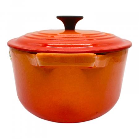 LE CREUSET (ルクルーゼ) オーバル鍋 オレンジ｜トレファクONLINE