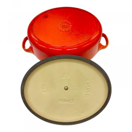 LE CREUSET (ルクルーゼ) オーバル鍋 オレンジ｜トレファクONLINE