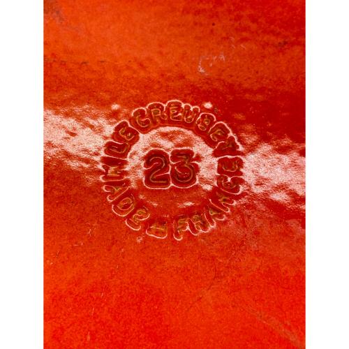 LE CREUSET (ルクルーゼ) オーバル鍋 オレンジ