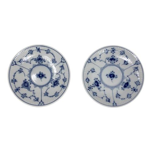 ROYAL COPENHAGEN (ロイヤル・コペンハーゲン) カップ&ソーサー ブルーフルーテッド 2Pセット