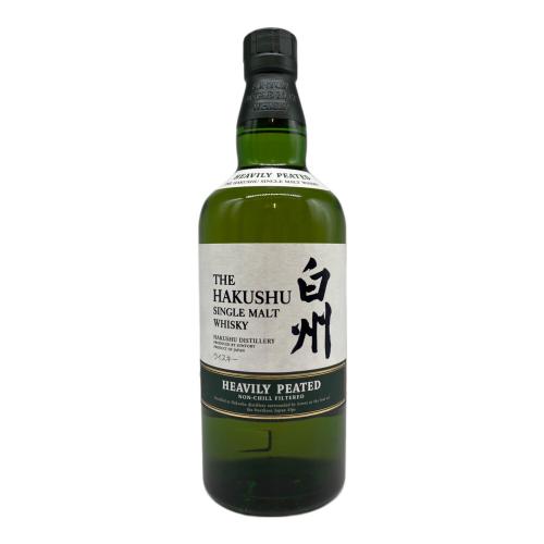 サントリー ジャパニーズウィスキー 700ml 本体のみ 白州 ヘビリー ピーテッド 2010年 未開封