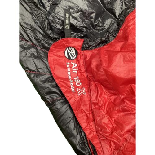 ISUKA (イスカ) マミー型シュラフ(ダウン) レッド×グレー Air180X