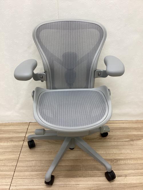 Herman Miller (ハーマンミラー) アーロンチェア ライトグレー 2024年 1人掛け AER1A13DW ALP VPR SNA DVP DC1 DVP 23101 リマスタード ミネラルベース