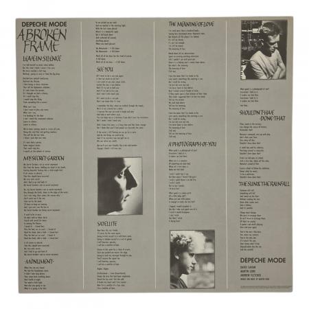 デペッシュ・モード レコード A BROKEN FRAME -｜トレファクONLINE