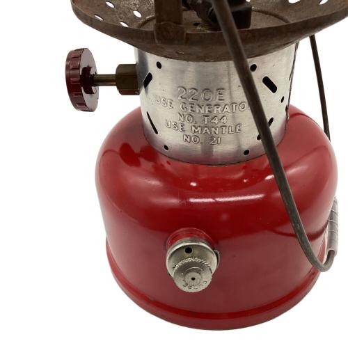 Coleman (コールマン) 220E ガソリンランタン カナダ製 レッド ヴィンテージ