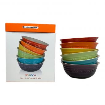 LE CREUSET (ルクルーゼ) ボウル RAINBOW 6Pセット