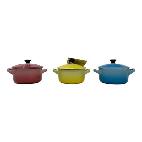LE CREUSET (ルクルーゼ) ミニラウンドココット 3Pセット