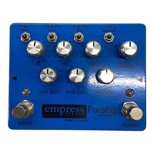 Empress Effects (エンプレスエフェクト) イコライザー Para Eq with boost