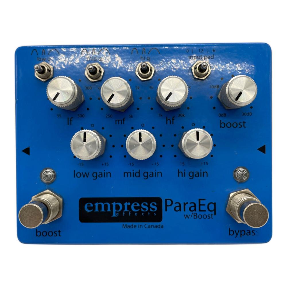 empress / Para Eq イコライザー&ブースター Empress Effects (エンプレスエフェクト) イコライザー Para EQ