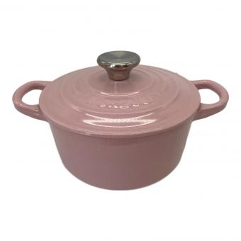 LE CREUSET (ルクルーゼ) 両手鍋 SIZE 16cm ピンク ココット・ロンド