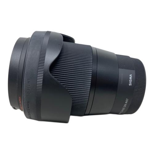 シグマ単焦点レンズ f1.4 16mm レンタル] シグマ 16mm F1.4 DC DN 単焦点レンズ (SONY Eマウント