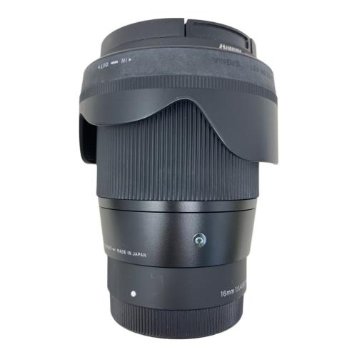 レンズ(単焦点) N_J014SIGMA 16mm F1.4 DC DN E-mount 新品)SIGMA (シグマ) Contemporary 16mm F1.4 DC DN (マイクロフォー