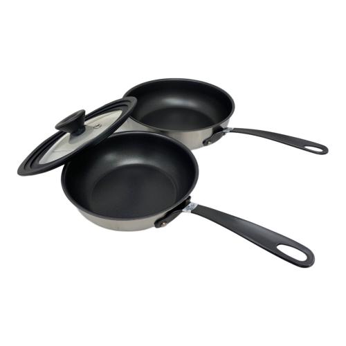 MEYER (マイヤー) フライパン 2Pセット フタ付き