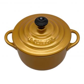 LE CREUSET (ルクルーゼ) ミニココット ゴールドメタリック