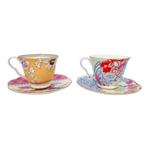 Wedgwood (ウェッジウッド) カップ&ソーサー バタフライブルーム 2Pセット