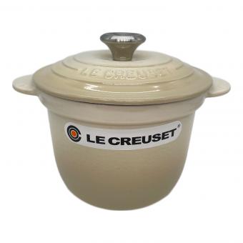 LE CREUSET (ルクルーゼ) ココット・エブリィ18 アイボリー 未使用品 ココット・エブリィ18
