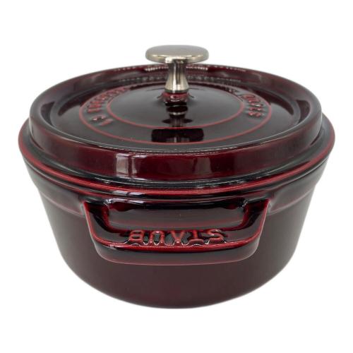 Staub (ストウブ) ラウンド鍋 SIZE 18cm ボルドー