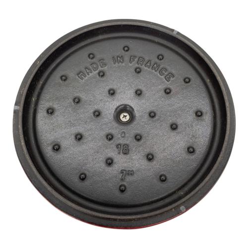 Staub (ストウブ) ラウンド鍋 SIZE 18cm ボルドー