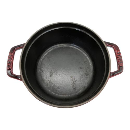 Staub (ストウブ) ラウンド鍋 SIZE 18cm ボルドー