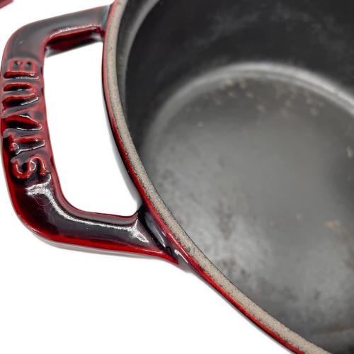 Staub (ストウブ) ラウンド鍋 SIZE 18cm ボルドー