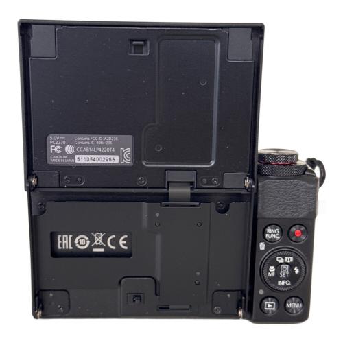 CANON (キヤノン) コンパクトデジタルカメラ 動作確認済み PowerShotG7X MarkⅡ 2020万画素 専用電池 -