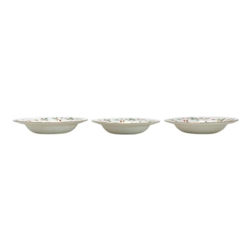 Wedgwood (ウェッジウッド) スーププレート ワイルドストロベリー 3Pセット
