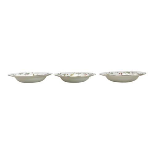 Wedgwood (ウェッジウッド) スーププレート ワイルドストロベリー 3Pセット