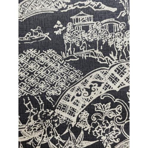 訪問着　袷　Mサイズ　本場染大島紬　草木染　紫色　和装