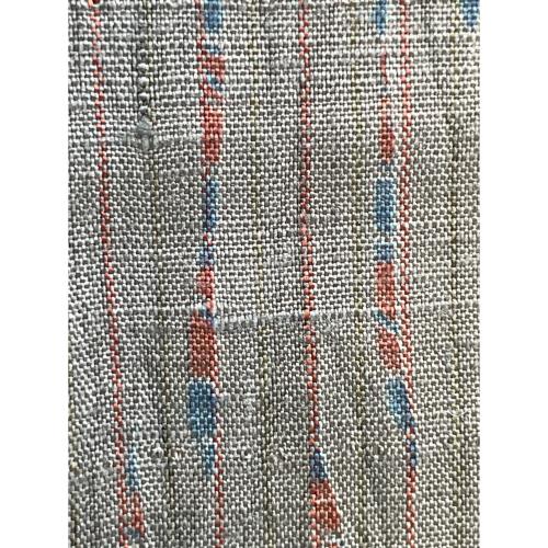 七代目吉澤与市　紬　袷　Mサイズ　伝統工芸士　証紙付　緑色　和装