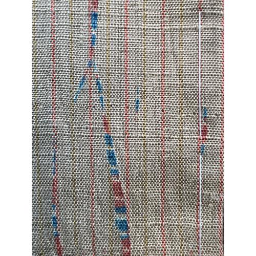 七代目吉澤与市　紬　袷　Mサイズ　伝統工芸士　証紙付　緑色　和装