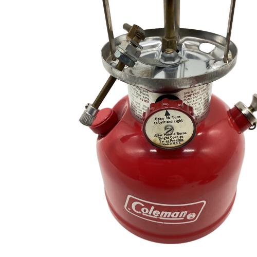 Coleman (コールマン) 200A ホワイトボーダー(レッドバルブ) ガソリンランタン ヴィンテージ