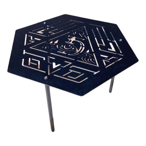 ANCAM (アナキャン) アウトドアテーブル ブラック メタヘキテL DEVISE別注バージョン