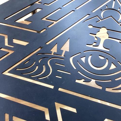 ANCAM (アナキャン) アウトドアテーブル ブラック メタヘキテL DEVISE別注バージョン