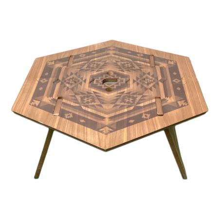 The Arth (ザァ～ッス) アウトドアテーブル ブラウン ヘキ子